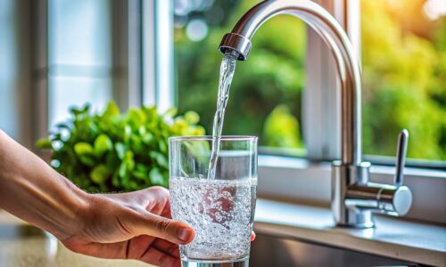 вода состаканом